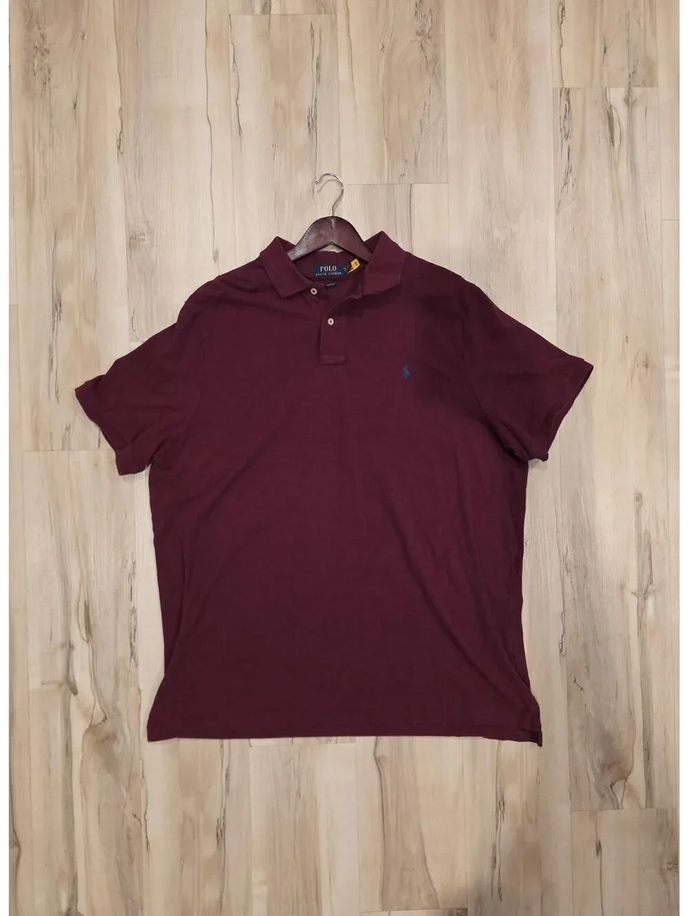 Polo Ralph Lauren Classic Fit Burgundy Polo Shirt XXL